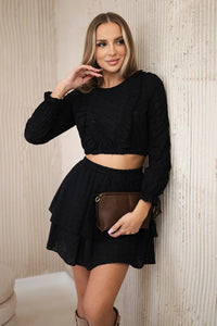 Boho dress 9254 / – Black цвет / color | Lexline Fashion