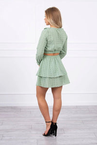 Boho dress 9254 / – Dark || Mint цвет / color | Lexline Fashion