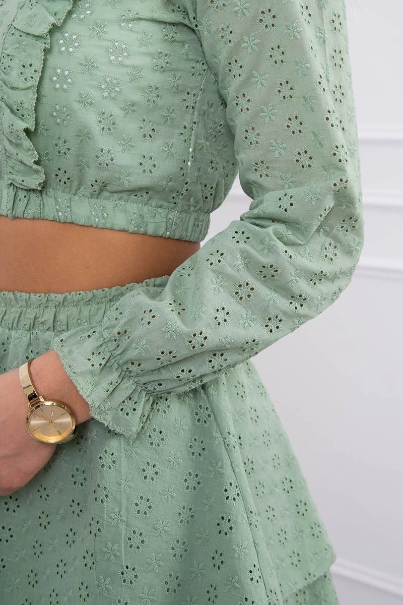 Boho dress 9254 / – Dark || Mint цвет / color | Lexline Fashion