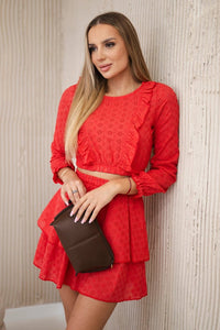 Boho dress 9254 / – Red цвет / color | Lexline Fashion
