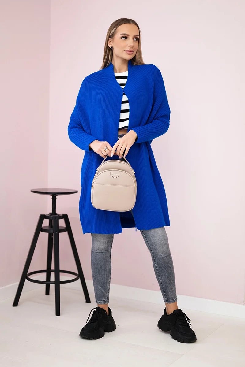 Cardigan 2019 - 13 / – Blue cornflower цвет / color | Lexline Fashion