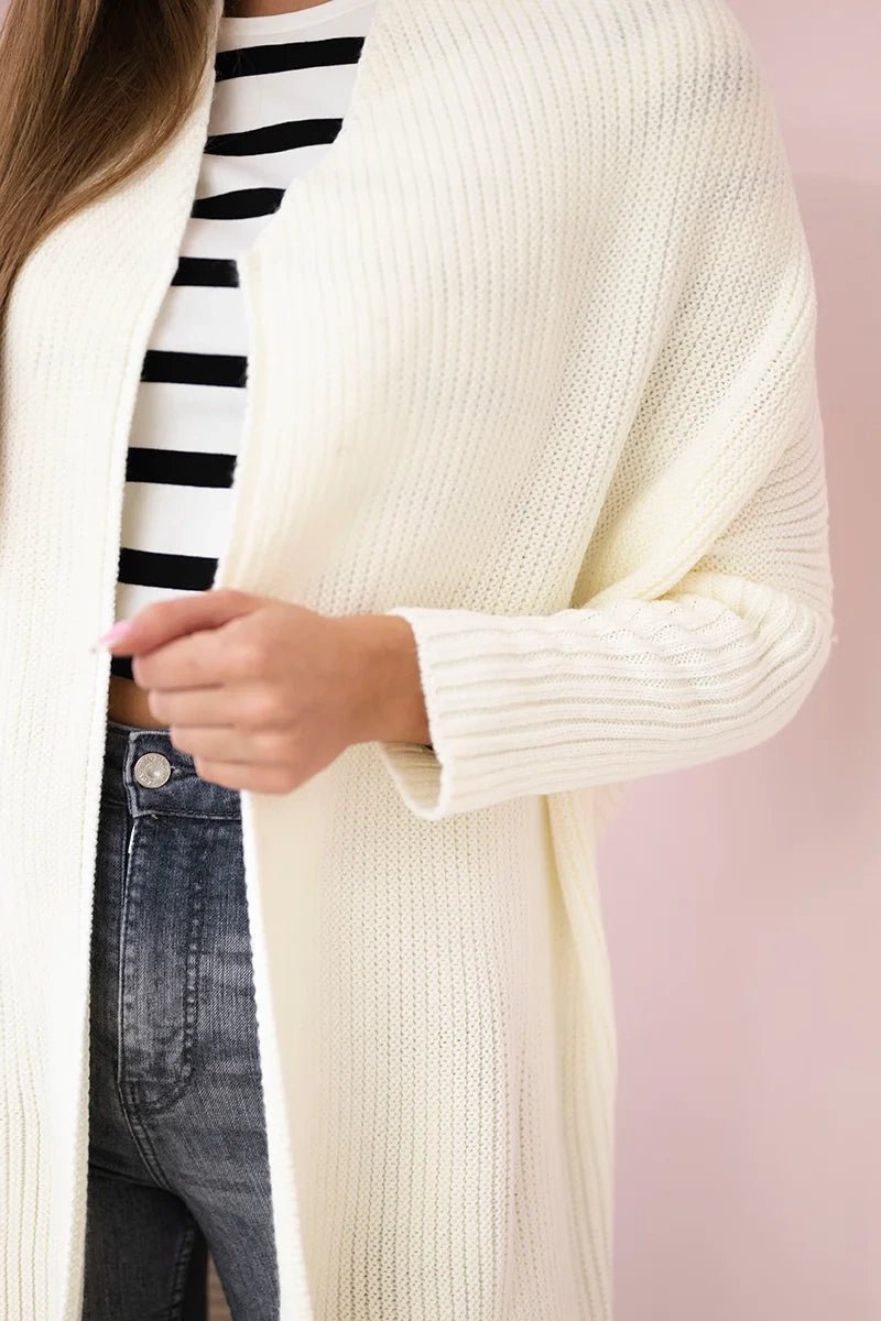 Cardigan 2019 - 13 / – Ecru цвет / color | Lexline Fashion