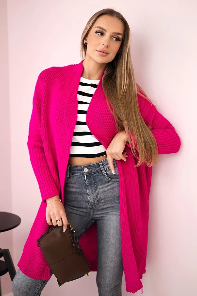 Cardigan 2019 - 13 / – Fuchsia цвет / color | Lexline Fashion