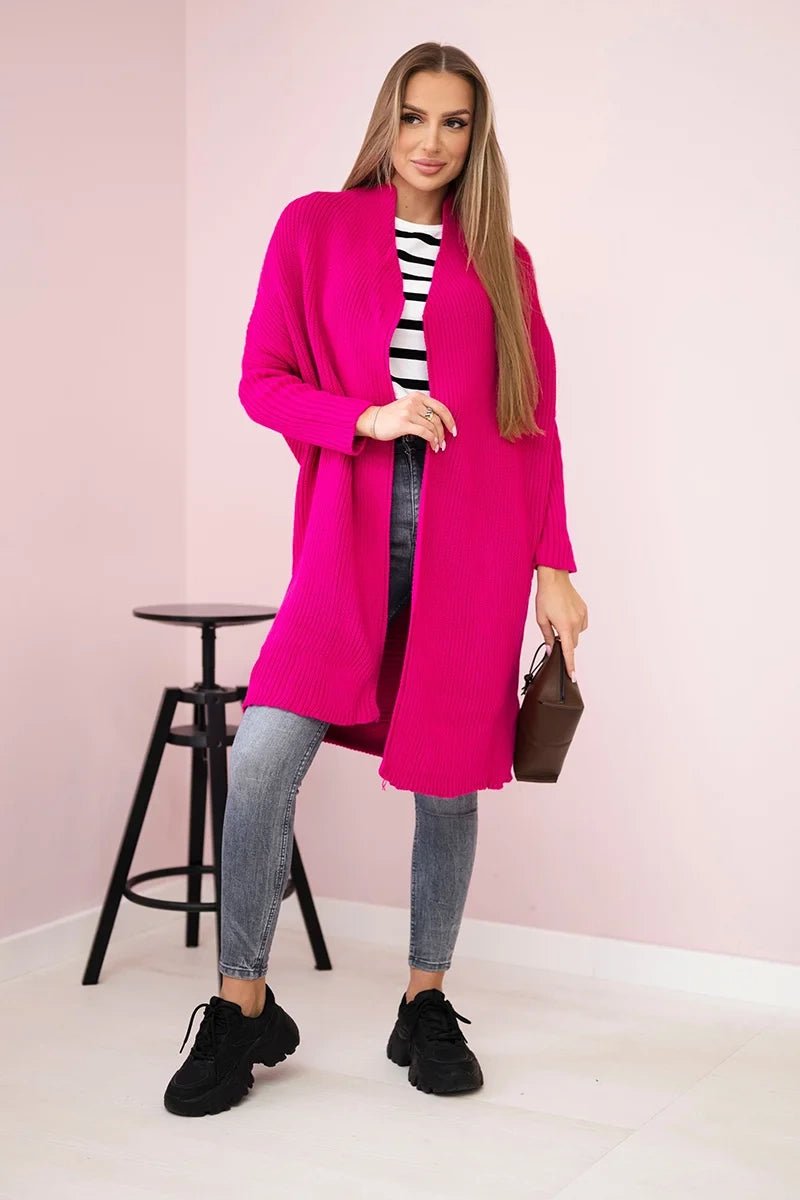 Cardigan 2019 - 13 / – Fuchsia цвет / color | Lexline Fashion