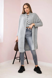 Cardigan 2019 - 13 / – Gray || Light цвет / color | Lexline Fashion