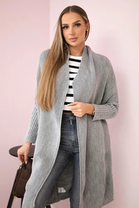 Cardigan 2019 - 13 / – Gray || Light цвет / color | Lexline Fashion