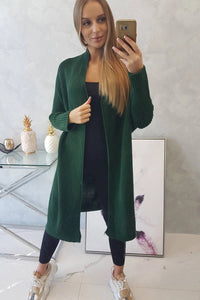 Cardigan 2019 - 13 / – Green || Dark цвет / color | Lexline Fashion