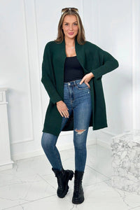 Cardigan 2019 - 13 / – Green || Dark цвет / color | Lexline Fashion