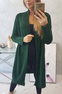 Cardigan 2019 - 13 / – Green || Dark цвет / color | Lexline Fashion
