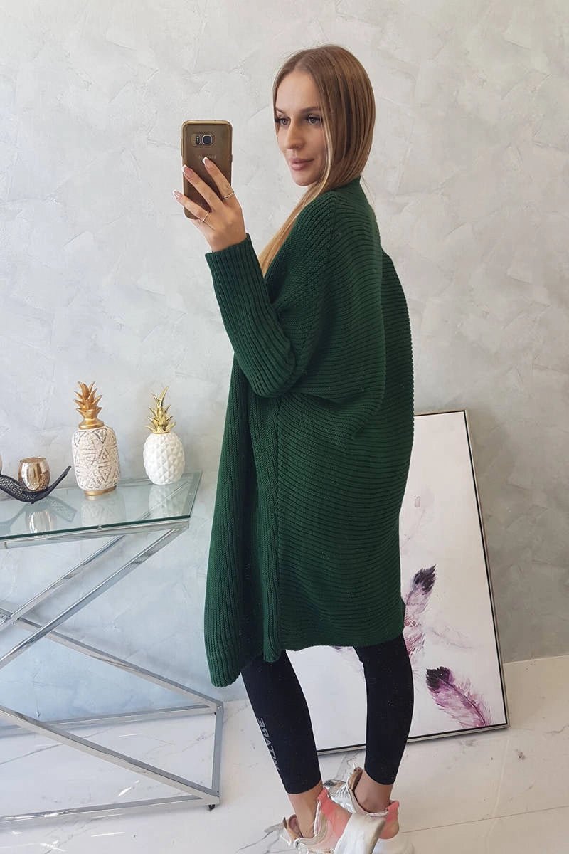 Cardigan 2019 - 13 / – Green || Dark цвет / color | Lexline Fashion