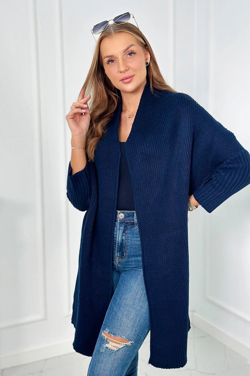 Cardigan 2019 - 13 / – Navy blue цвет / color | Lexline Fashion