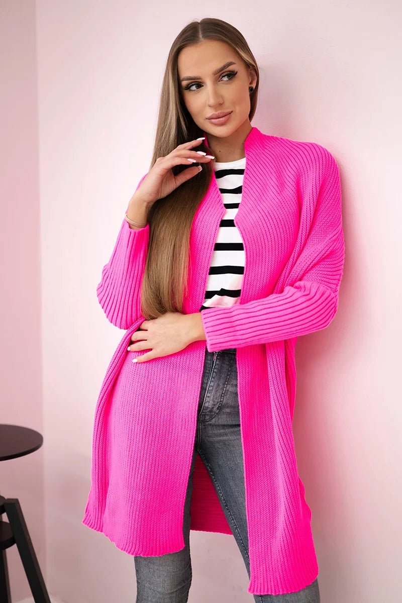 Cardigan 2019 - 13 / – Neon pink цвет / color | Lexline Fashion