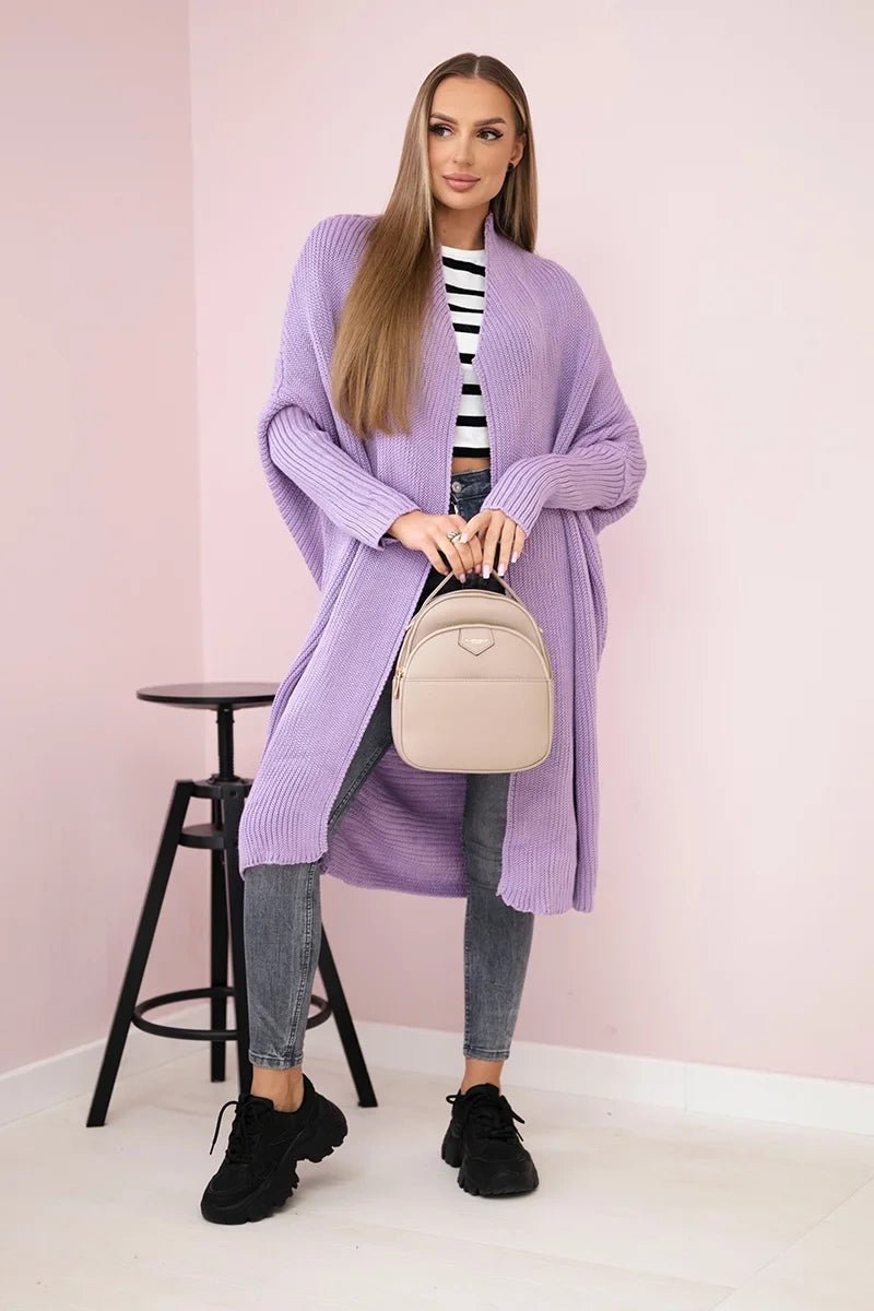 Cardigan 2019 - 13 / – Purple цвет / color | Lexline Fashion