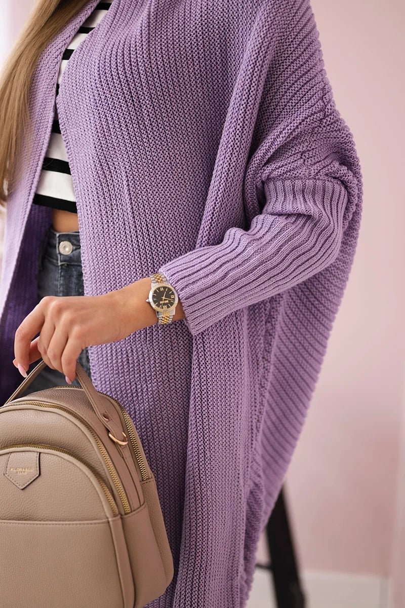 Cardigan 2019 - 13 / – Purple цвет / color | Lexline Fashion