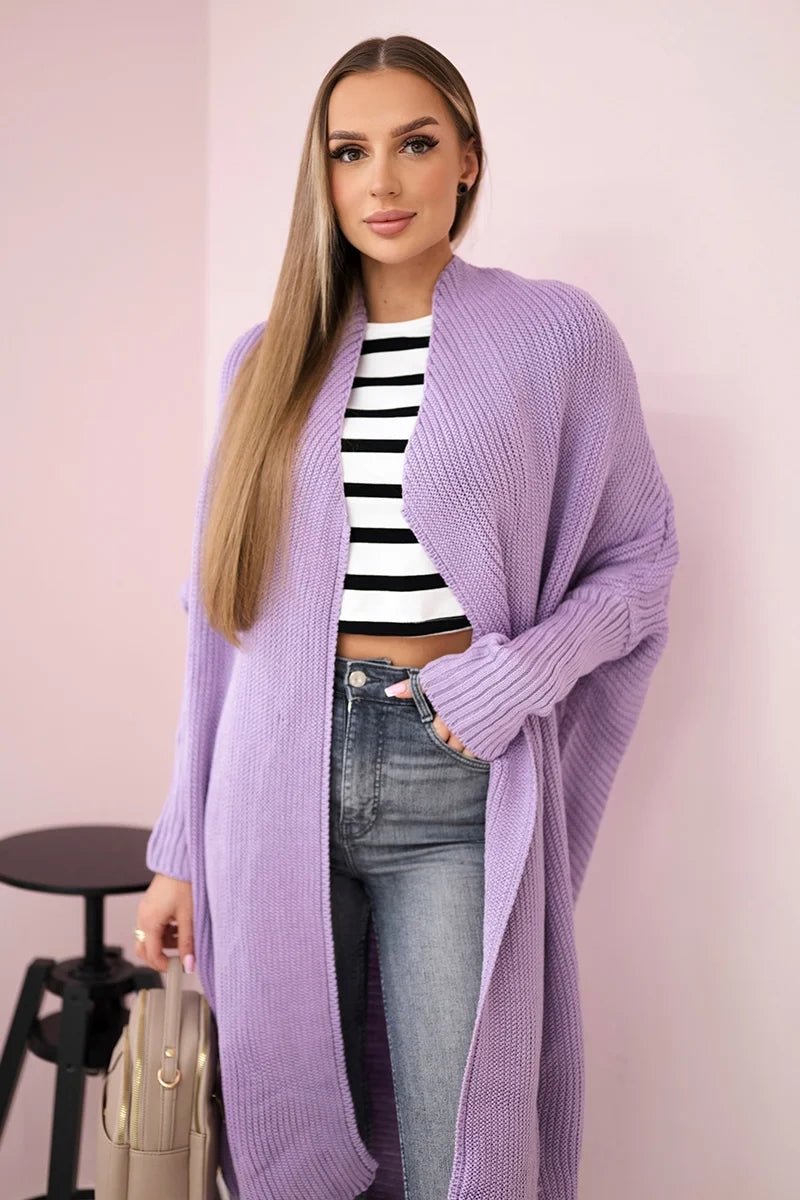 Cardigan 2019 - 13 / – Purple цвет / color | Lexline Fashion