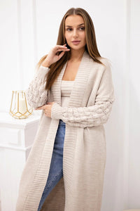 Cardigan 2020 - 9 / – Beige цвет / color | Lexline Fashion