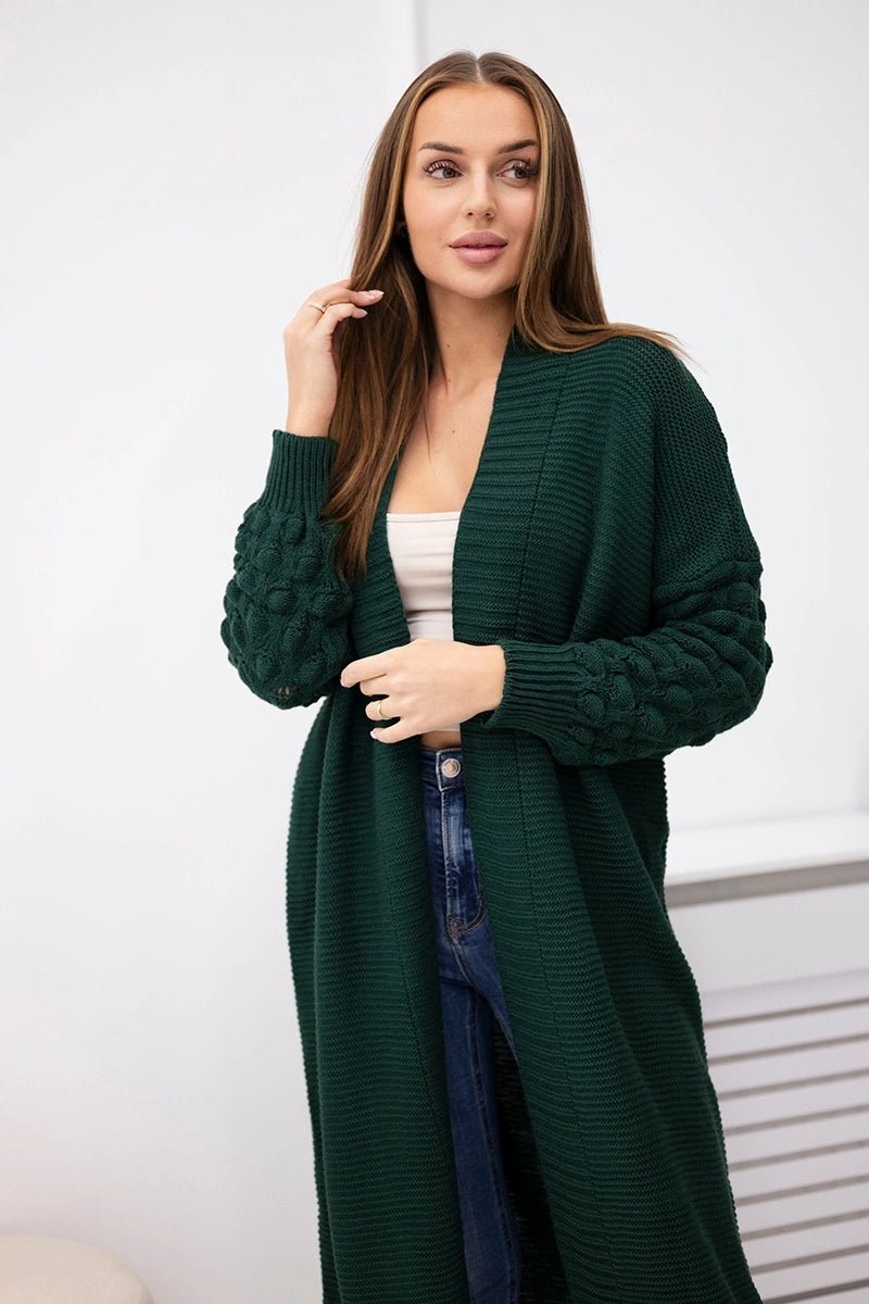 Cardigan 2020 - 9 / – Green || Dark цвет / color | Lexline Fashion