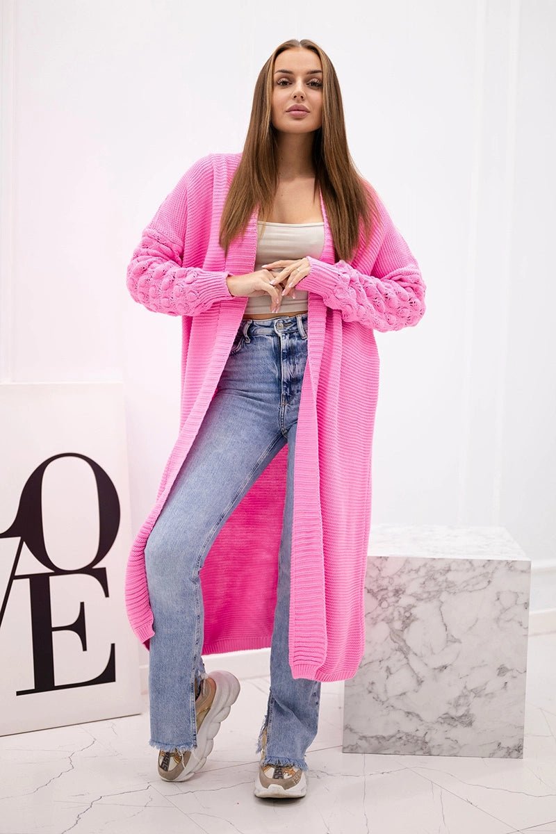 Cardigan 2020 - 9 / – Pink || Light цвет / color | Lexline Fashion