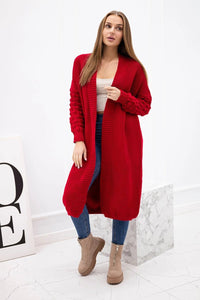 Cardigan 2020 - 9 / – Red цвет / color | Lexline Fashion