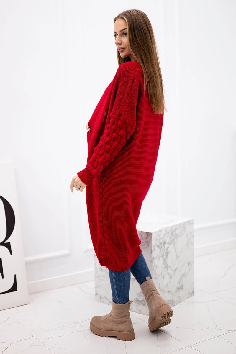 Cardigan 2020 - 9 / – Red цвет / color | Lexline Fashion