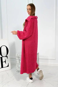 Cardigan with mohair PL - 2 / – Fuchsia цвет / color | Lexline Fashion