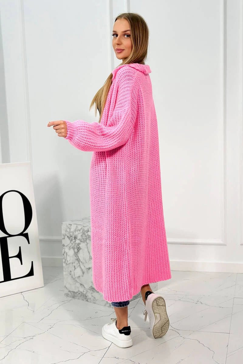 Cardigan with mohair PL - 2 / – Pink цвет / color | Lexline Fashion