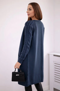 Cardigan with pockets 2020 - 3 / – Jeans цвет / color | Lexline Fashion