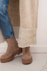 Cardigan with pockets IT - 48 / – Dark || beige цвет / color | Lexline Fashion