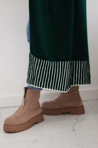 Cardigan with pockets IT - 48 / – Dark || green цвет / color | Lexline Fashion