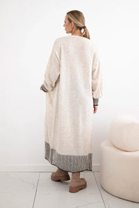 Cardigan with pockets IT - 48 / – Light || Beige цвет / color | Lexline Fashion