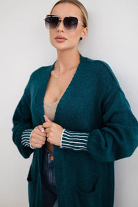 Cardigan with pockets IT - 48 / – Marine цвет / color | Lexline Fashion