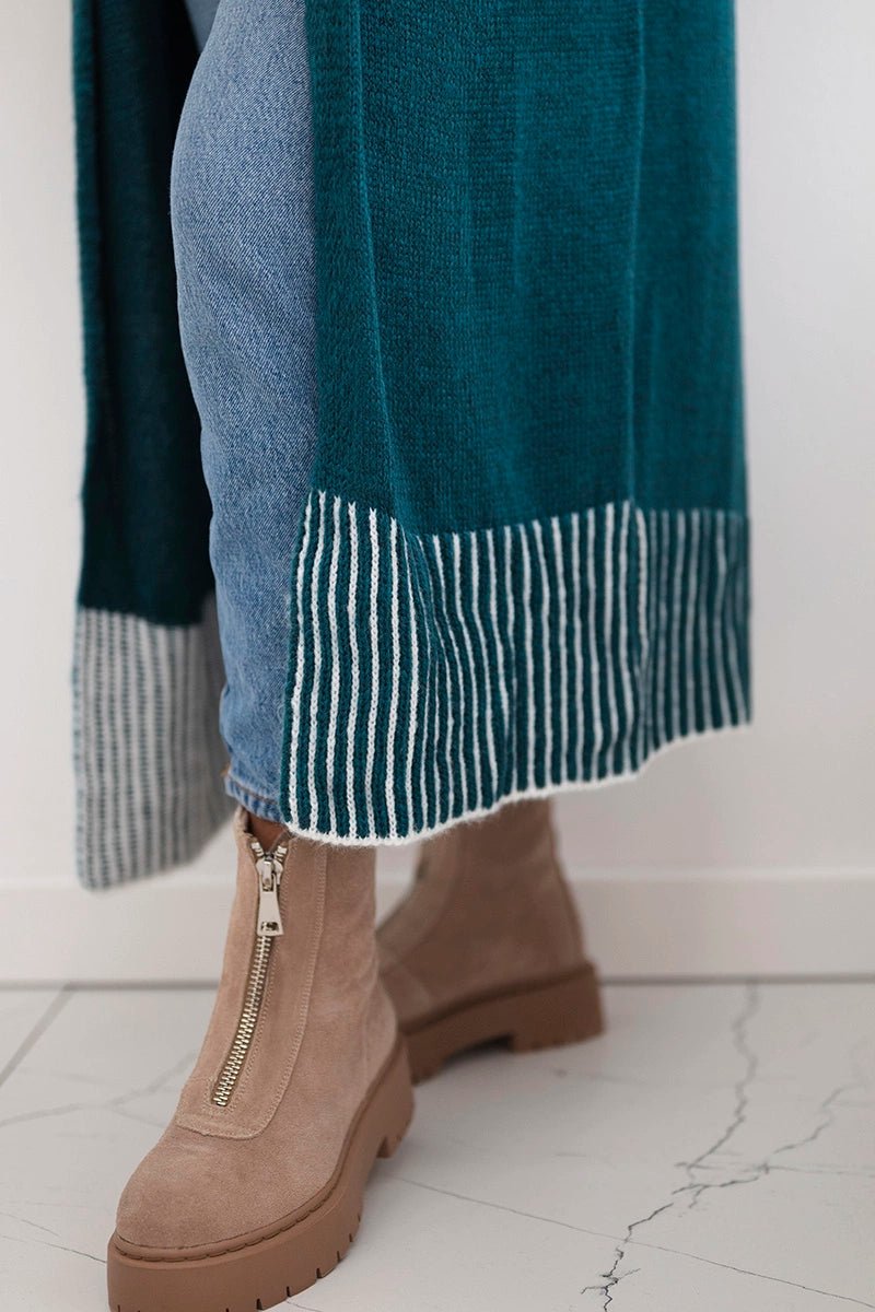 Cardigan with pockets IT - 48 / – Marine цвет / color | Lexline Fashion