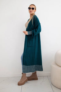 Cardigan with pockets IT - 48 / – Marine цвет / color | Lexline Fashion