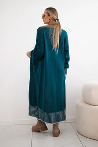 Cardigan with pockets IT - 48 / – Marine цвет / color | Lexline Fashion