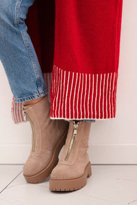 Cardigan with pockets IT - 48 / – Red цвет / color | Lexline Fashion