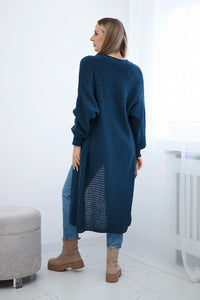 Cardigan with pockets IT - 56 / – Jeans цвет / color | Lexline Fashion