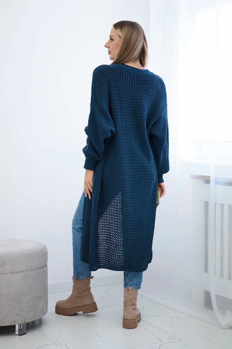 Cardigan with pockets IT - 56 / – Jeans цвет / color | Lexline Fashion