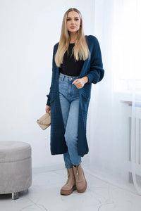 Cardigan with pockets IT - 56 / – Jeans цвет / color | Lexline Fashion