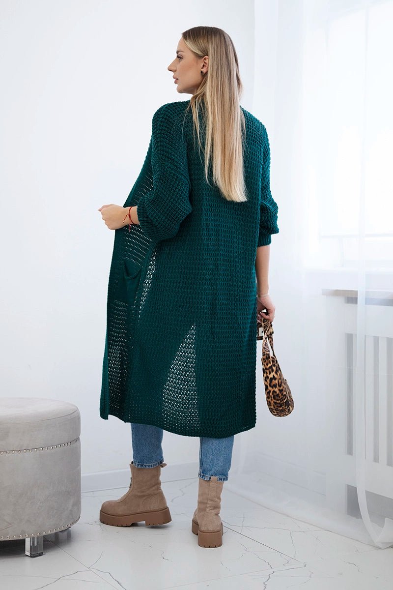 Cardigan with pockets IT - 56 / – Marine цвет / color | Lexline Fashion