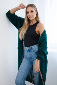 Cardigan with pockets IT - 56 / – Marine цвет / color | Lexline Fashion