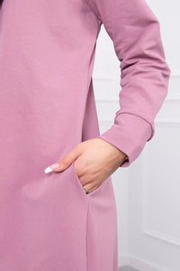 Cardigan with print 9113 / – Pink || Dark цвет / color | Lexline Fashion