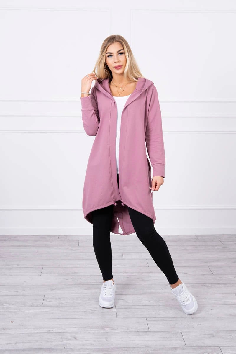 Cardigan with print 9113 / – Pink || Dark цвет / color | Lexline Fashion