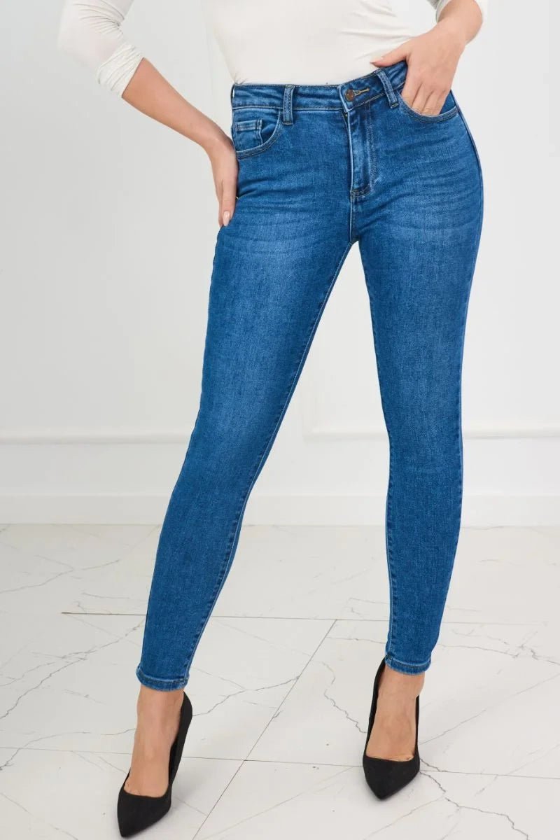 Classic skinny jeans FA8837 / – Jeans цвет / color | Lexline Fashion