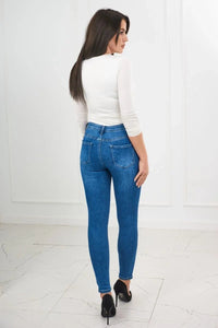 Classic skinny jeans FA8837 / – Jeans цвет / color | Lexline Fashion