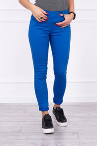 Colorful jeans 2628P / – Blue cornflower цвет / color | Lexline Fashion