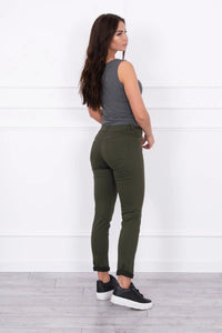 Colorful jeans 2628P / – Khaki цвет / color | Lexline Fashion