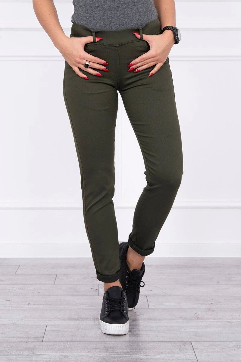 Colorful jeans 2628P / – Khaki цвет / color | Lexline Fashion
