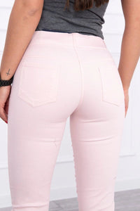 Colorful jeans 2628P / – Powder || Light цвет / color | Lexline Fashion