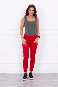 Colorful jeans 2628P / – Red цвет / color | Lexline Fashion