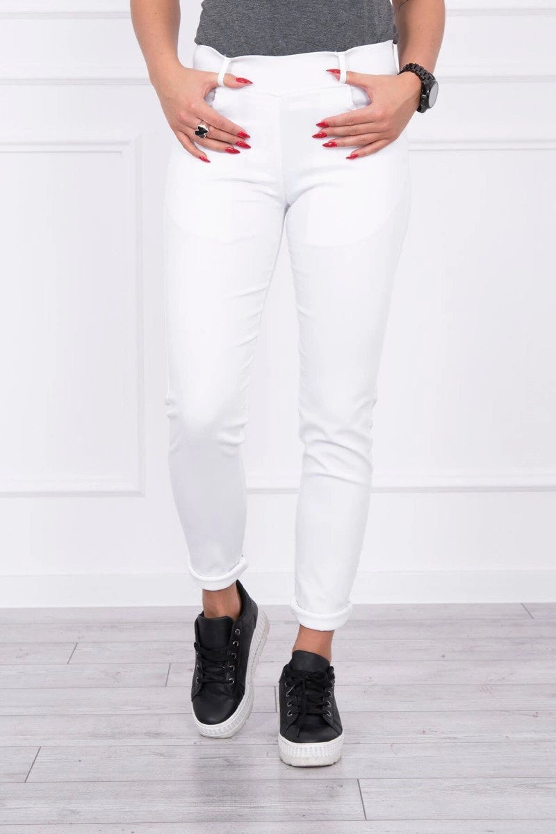 Colorful jeans 2628P / – White цвет / color | Lexline Fashion